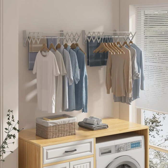 Wall Mounted Clothes Drying Hanger - Image 6
