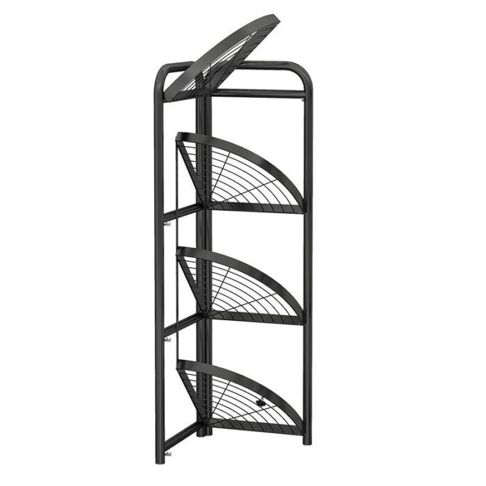4 layer foldable corner shelves - Image 5