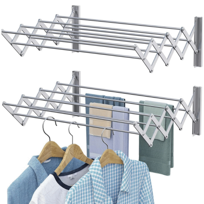 Wall Mounted Clothes Drying Hanger - Image 1