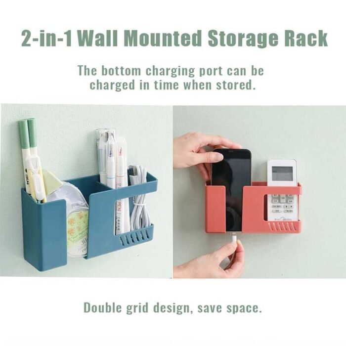 Wall Mounted Double Layer Phone Holder - Image 6