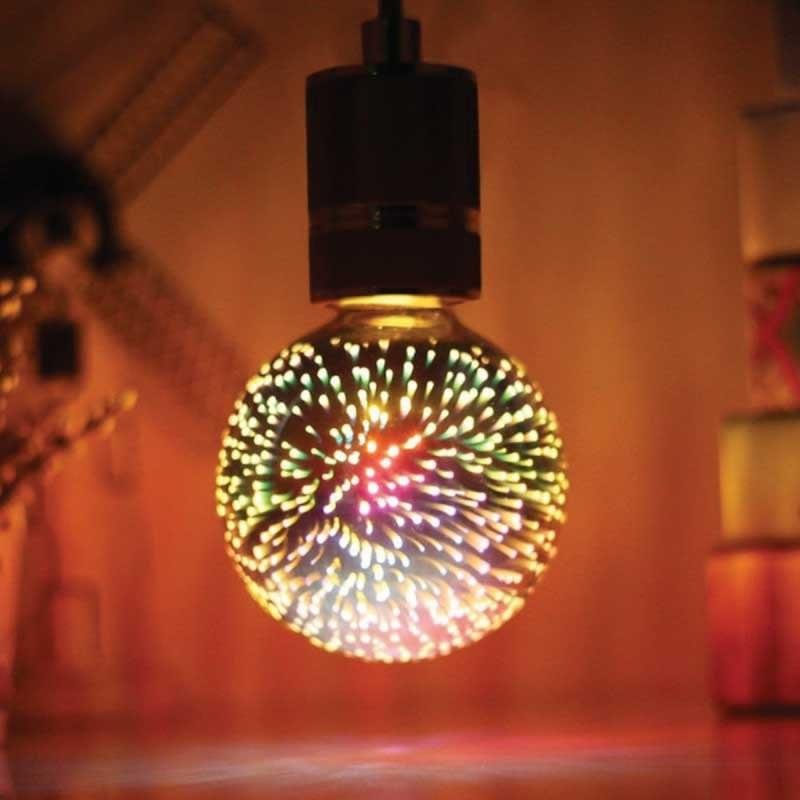 3D FIREWORK LED DECORATIVE LIGHT BULB BALL SHAPE - Image 2