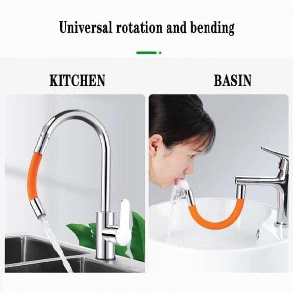 Faucet Extender Pipe 360 Degree Rotating - Image 1