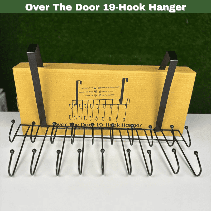 Over The Door 19-Hook Hanger - Image 1